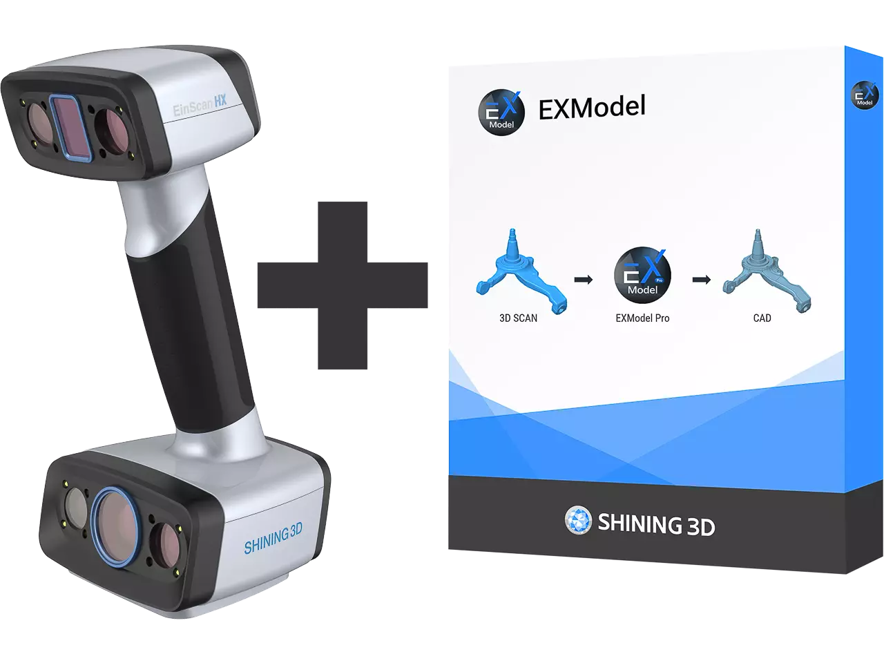 EINSCAN-HX / EXMODEL PRO SHINING 3D SCANNER BUNDLE kaufen